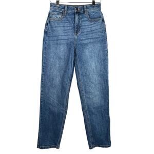 Fashion Nova High Waisted Straight Leg Jeans 7